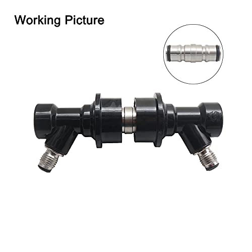2pcs 304SS homebrew keg ball lock Quick Disconnect Jumper Post-Double Ended Corny ball lock Post
