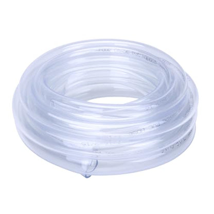DERNORD PVC Tubing 7/16"ID X 9/16"OD Flexible Clear Vinyl Hose 10 Feet for Food Grade - size: 10 Feet, style: 7/16"ID X 9/16"OD