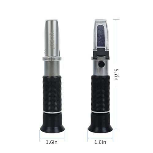 0-80% Brix Meter Refractometer,brix Meter,Refractometer Sugar, Refractometer,brix Refractometer for Measuring Sugar Content in Fruit,Maple Syrup and Other Sugary Drink - size: 0-80% Brix Meter