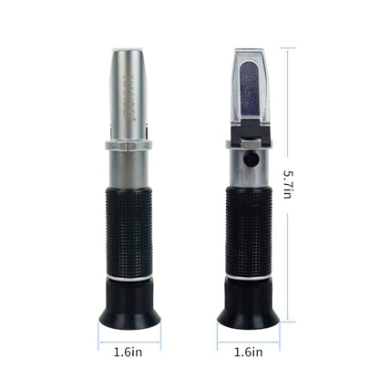 0-80% Brix Meter Refractometer,brix Meter,Refractometer Sugar, Refractometer,brix Refractometer for Measuring Sugar Content in Fruit,Maple Syrup and Other Sugary Drink - size: 0-80% Brix Meter