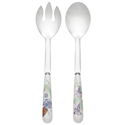 Lenox Butterfly Meadow 2pc Serving Set , White -, 0.84 LB - style: 2-Piece Serving Set