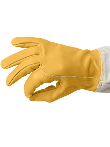 Humble Bee 111 Cowhide Beekeeping Gloves with Extended Sleeves - size: X-Small