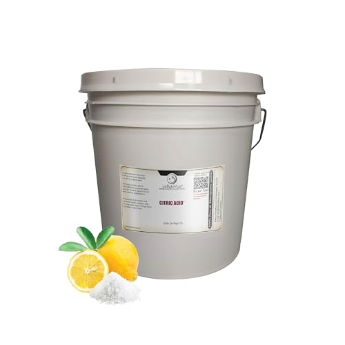 Citric Acid – USP Anhydrous Fine Granular – Food and Pharmaceutical Grade Organic Acid – Natural Flavor Enhancer and pH Adjuster – Ideal for Food, Cosmetic, and Cleaning Applications Canada (17 Pound) - size: 17 Pounds