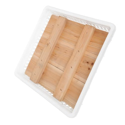 Cheese Press with Basket for DIY Cheesemaking and Tofu Making Versatile Wooden and Plastic Cheese Mold Beginner Friendly Tool for Small Kitchens