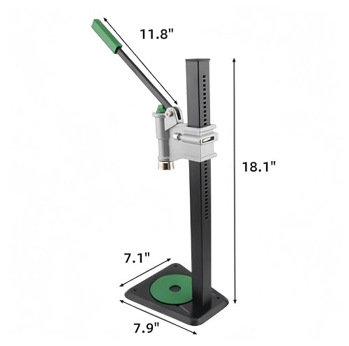 Manual Beer Bottle Capper, Home Brewing Beer Bottle Capping Machine, Bench Stand Beer Bottle Sealer with Adjustable Height for 26mm Cap, Anti-Slip Rubber Pad Labor-Saving Handle
