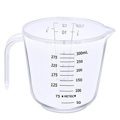 DOTINGHUX Measuring Cup, 1 ½ Cup, Clear - size: 1 ½ cup