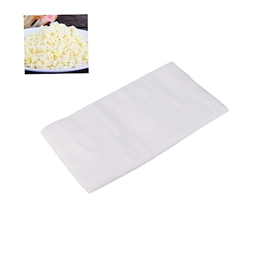 ABOOFAN 2pcs Unbleached Cotton Cheesecloth Reusable Fabric for Cheese Cloth Strainer - color: Whitex2pcs, size: Size 4x2pcs