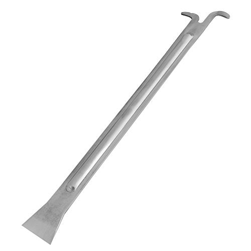 FTVOGUE 390mm Extra Long Hives Tool Stainless Steel Beehive Scraper Rust Proof Beekeeping Tool with Hooked End for Propolis Removal Apiary Work