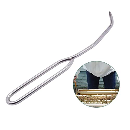 simhoa Bee Hive Frame Cleaning Hand Tool Claw Wax Cleaner Scraper New Silver 24cm