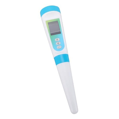 Focket Digital PH Meter, High Accuracy ATC Smart 2 in 1 Temperature PH Tester for Food, Meter for Fermentation with Calibration Powder and LCD Display for Wine Cheese Meat Fruit