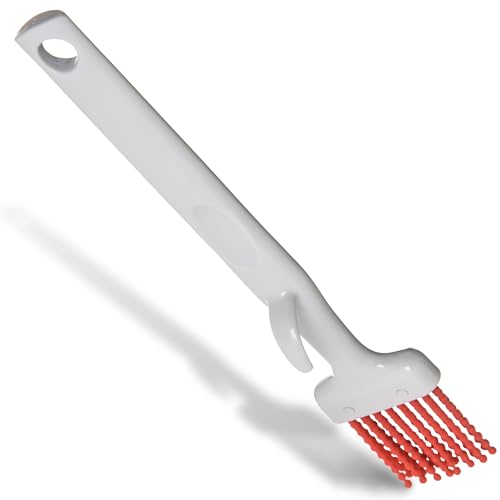 CFS 4040305 Silicone Basting Brush with Hook, 2", Red (Case of 12) - size: 2", style: 12 Pack