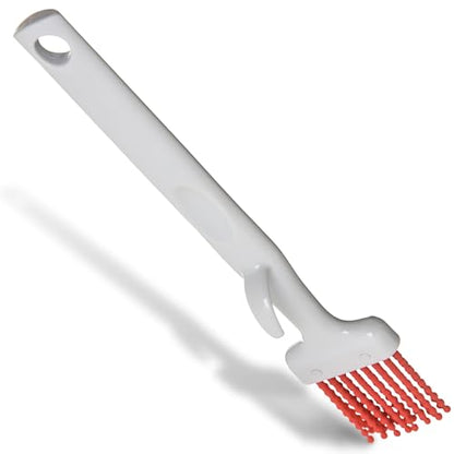 CFS 4040305 Silicone Basting Brush with Hook, 2", Red (Case of 12) - size: 2", style: 12 Pack