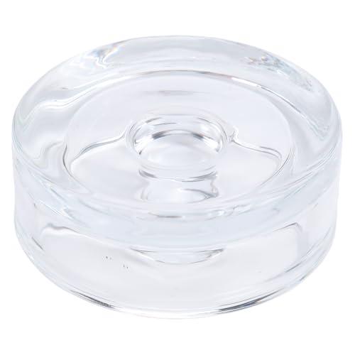 SUNGOOYUE Glass Fermentation Weights Mason Jar Glass Fermentation Weight, 7Cm Mason Jar Weight For Wide Mouth, Stones For Pickling Kimchi (4PCS Transparent)