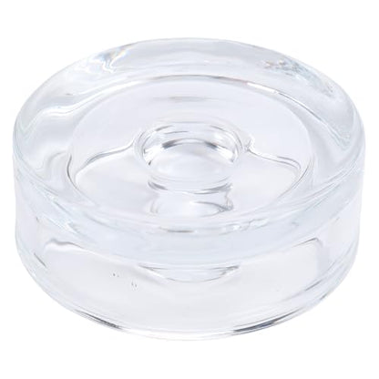 SUNGOOYUE Glass Fermentation Weights Mason Jar Glass Fermentation Weight, 7Cm Mason Jar Weight For Wide Mouth, Stones For Pickling Kimchi (4PCS Transparent)