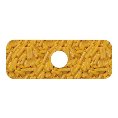 Cheese And Macaroni Faucet Mat For Kitchen Sink, Absorbent Countertop Protector, Quick Dry Sink Splash Guard Pad, Waterproof Draining Mat 15" X 5.5" - color: Style 9