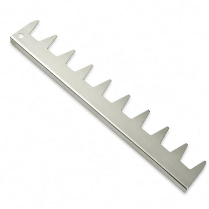 Beehive Frame Spacer Tool, Hive Frame Spacing Rake for 7/8/9 Frame Layout, ABS Plastic or 201 Stainless Steel Beekeeping Spacer for Even Hive Frame Alignment(Stainless Steel - 9 Frame) - color: Stainless Steel - 9 Frame