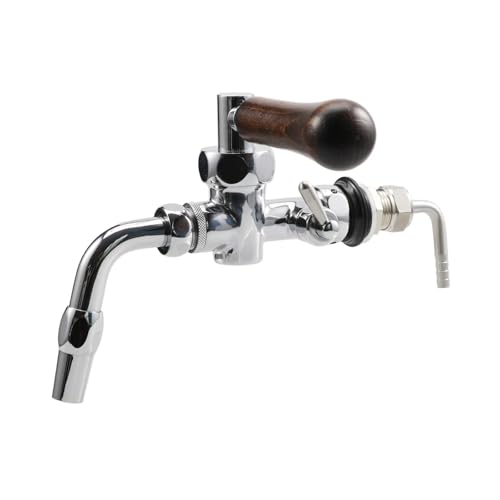 Czech Pilsner Style Side Pull Beer Tap Faucet - G5/8" Flow Control for Homebrew and Craft Beer Kegerators