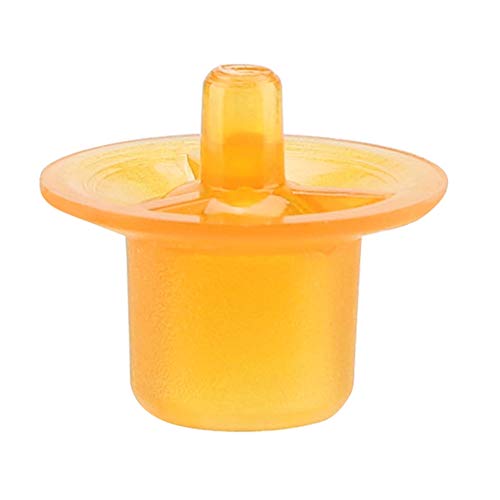 BRRNOO Beekeeping Supplies, 50 Pack Plastic Queen Grafting Cells for Beekeepers Reusable Hive Management Tools for Apiculture, 0.74 x 0.63 Inches, Orange