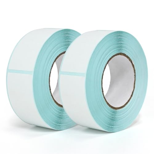 L LIKED Blank 1 x 2 Inch Dissolvable Labels for Food Rotation Prep roll of 350 (2 Rolls)