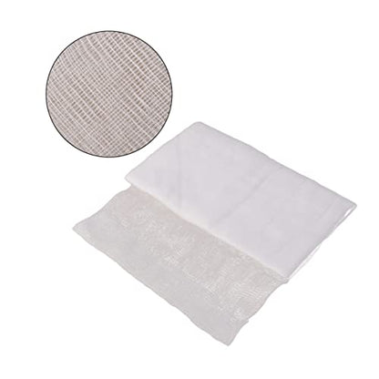IMIKEYA 3pcs Pure Cotton Cheesecloth Fabric Unbleached Gauze Cooking Strainer Cheese Making Cloth - color: Whitex3pcs, size: Size 2x3pcs