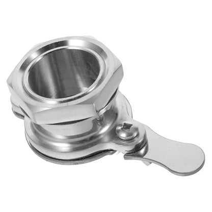 VANZACK Stainless Steel Honey Gate Valve for Beekeeping Extractor Bucket Sturdy Gate Tap Accessory for Honey Equipment Silver Beekeeping Supplies Tool