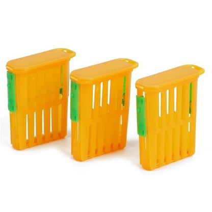 Queen Bee Cage 80Pcs Queen Bee Cage Rearing Tools Beekeeping Equipment Breeding Beekeeper Supplies Transport Plastic Cup for Beekeeping Supplies