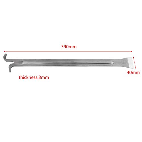 Hive Tool,Extra Long Flat Hive Scraper Tool Stainless Steel Beekeeping Supplies for Scraping Cleaning Beehive Beekeeping Equipment 15 Inch