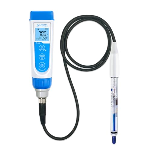 Apera Instruments PH60-HT Handheld pH Meter Tester Kit with LabSen 865 pH/Temp. Electrode for Lab-Grade pH Measurement in High Temperature and/or Corrosive Water Solutions - style: For High-Temp. Liquids