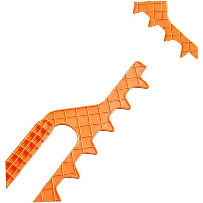 2pcs Plastic Beehive Tool 9 Frame Spacer Beekeeping Rake Yellow Beehive Rake