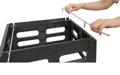 Beehive Stand Whit Frame Support Holder (10 Frames Langstroth Beehive), 10 Frame Langstroth Bee Hive Stand w/Frame Holder, Black Plastic Beehive Stand