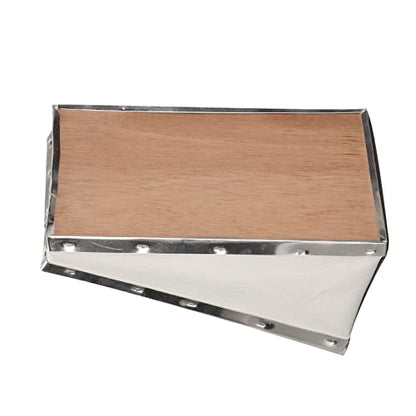 Bee Smoker Bellow PVC Leather Plywood Box for Beekeeping with Clip - and Practical Bee Smoker Accessories