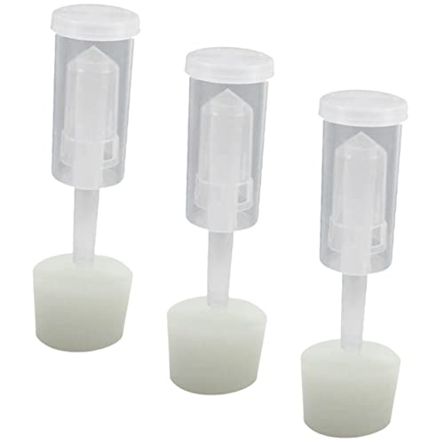 SHOWERORO 1set Homemade Wine Kit of Silicone Stoppers with Vent Valves for Wine Beer Making Prevents Oxygen for Home Brewing Restaurant Use
