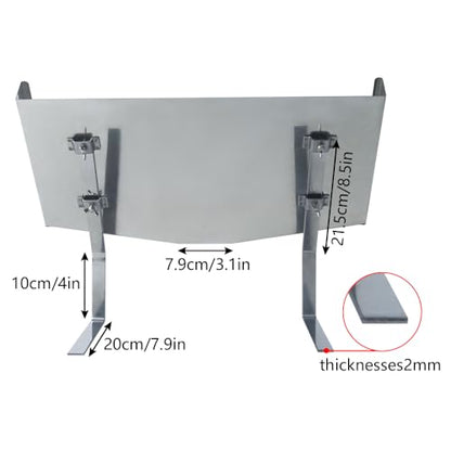 Honeycomb Frame Display Stand, Stainless Steel Honey Uncapping Holder Frame Holder Beekeeping Honeycomb Holder Stand for Beekeeping Restaurants Bakeries Honey Exchange Club, Silver