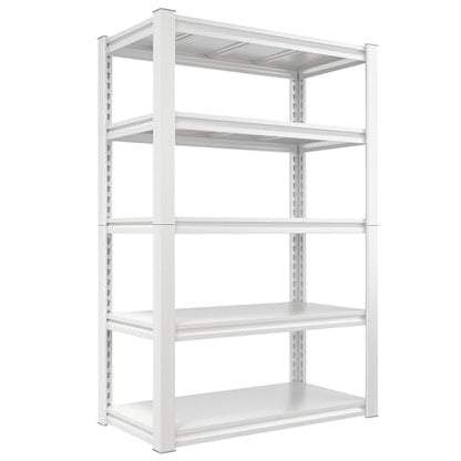 Raybee Garage Shelving, 63" H Storage Shelves, 2010LBS Metal Shelving, Adjustable Metal Shelves for Storage Kitchen Pantry 63" H x 32.1" W x16.6 D