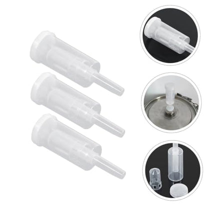 3sets Household Exhaust Valves for Fermentation Food- -Way Valves Plugs for Brewing Beer and Wine Automatic for Safe Fermentation