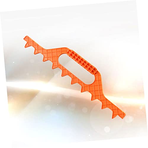 Kisangel Beekeeping Distance Measurement Rake Frame Spacer Tool for Beehive Management Essential for Accurate Hive Setup and Maintenance Yellow Plastic Design