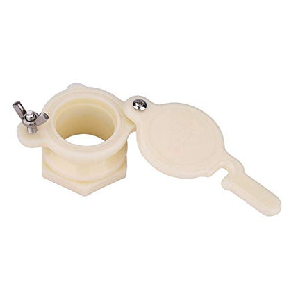 Nylon Honey Gate Valve, Food Grade Beekeeping Bottling Tap with Stainless Steel for Honey Extractor and Buckets