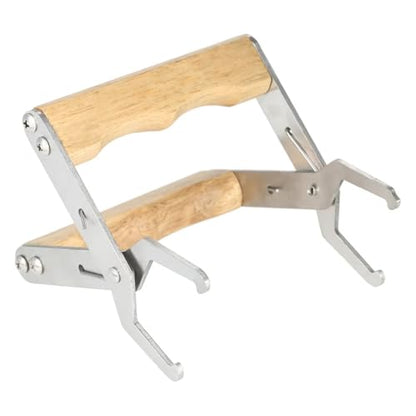 Bee Hive Frame Grip 2pcs Beehive Clip Clamp Grasp Stainless Steel Wooden Honeycomb Spleen Clip Lifter Beekeeper Bee Hive Frame Clips Beekeeping Tools for Beekeeeper