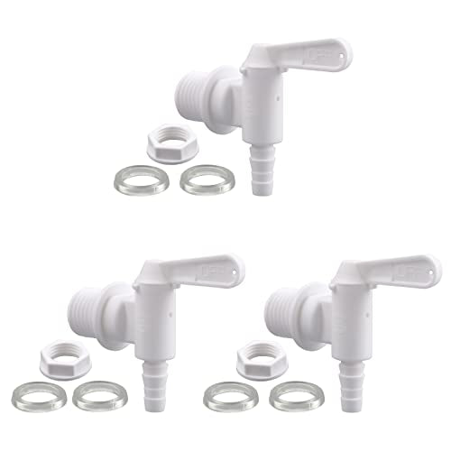 Replacement Spigot Bottling Bucket Plastic Spigot for Beer or Soda Fermenter Tap Wine Making Homebrewing By MUGLIO 3 PACK - size: 3 Pack
