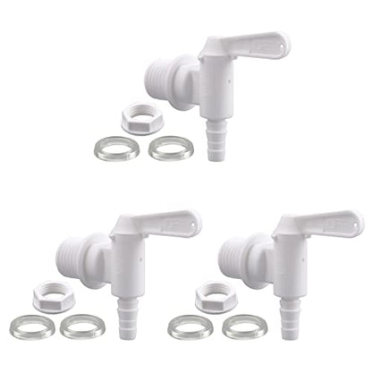 Replacement Spigot Bottling Bucket Plastic Spigot for Beer or Soda Fermenter Tap Wine Making Homebrewing By MUGLIO 3 PACK - size: 3 Pack