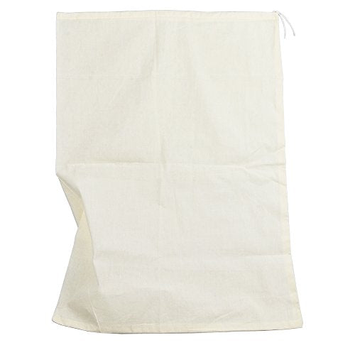 Reusable Cotton Muslin Straining Bag Fine Mesh Food Strainer Filter Bags for Nut Milk, Juice, Tea, Cheesecloth, Yogurt, Home Brewing, Hop Bags (21.65" x 15.75") - size: 21.65" x 15.75"