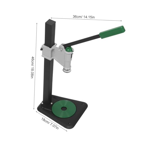 VICASKY Manual Bottle Capper Tool for Glass Bottles Heavy Duty Iron Construction with Adjustable Height for 26mm and 29mm Caps Stable Tabletop Base with Antislip Pad for Home Brewing