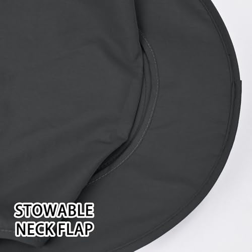 Sun Hats for Men Women Fishing Hat UPF 50+ Breathable Wide Brim Bucket Hats Summer UV Protection Safari Hat with Neck Flap - color: Black (With Face Cover)