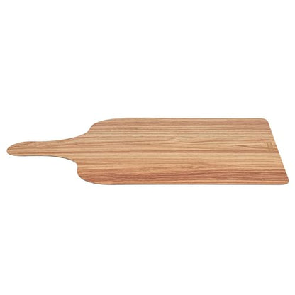 Restaurantware Cater Tek 15.8 x 9.8 Inch Charcuterie Boards 10 Faux Wood Cheese Boards - WIth Handle Stackable Paper Cardboard Charcuterie Boards Disposable For Serving At Catered Events - color: Natural, size: 15 3/4"