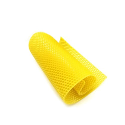10pcs Natural Beeswax Beehive Foundation Sheets for Beekeeping Operation, Honeycomb Foundation Beeswax Helping to Lay Eggs Faster and Support Hive Growth