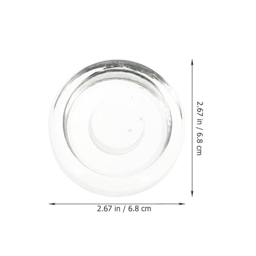 Glass Fermenting Weights Glass Lids 4pcs for Sealing and Fermenting Foods for Wide Mouth Mason Jars in Kitchen Pickle and Fermentation Jars