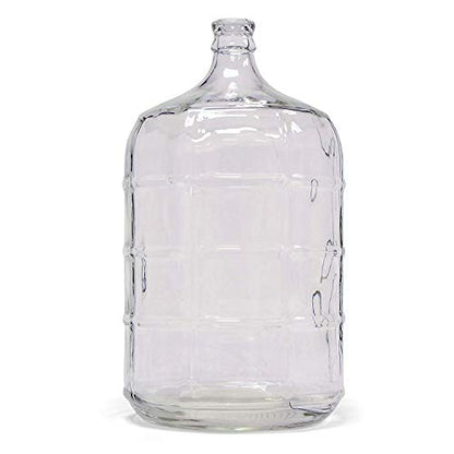 Gold Complete Beer Equipment Kit (K7p) Premium with 5 Gallon Glass Carboy, Carboy Handle, Stainless Spoon, and Stainless Racking Cane