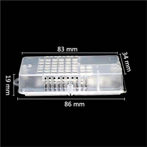 Queen Bee Cage 30 Pcs Bee Tools Bee Transport Cages Beekeeping Equipment Queen House Beehive White Transparent Queen Bee Cage for Beekeeping Supplies