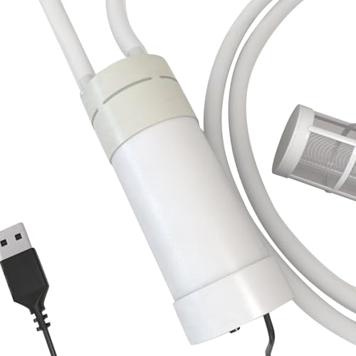Portable Electric Siphon Pump Self Priming for Bottling Beer Liquids USB Rechargeable Compact Low Noise Leakproof with Soft Tube- tube 1.6m - color: tube 1.6m