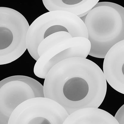 12pcs White Full-cover Sealing Gaskets for Swing Top Bottles, Beer and Soda Bottle Washers Replacement, Leak-proof Flip Cap Seals for Home Brewing and Fermentation